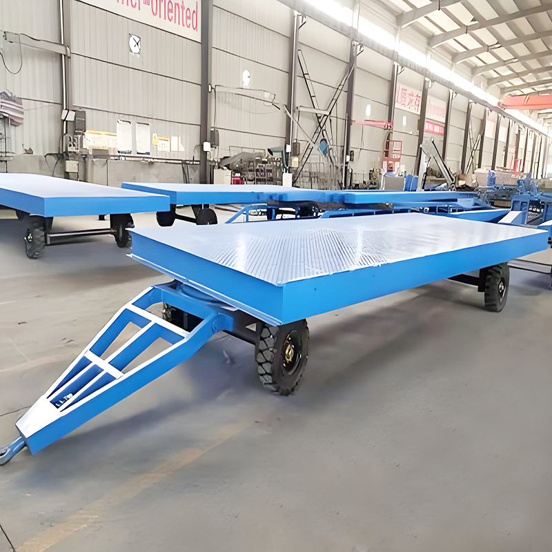 厂区牵引式货物周转拖车